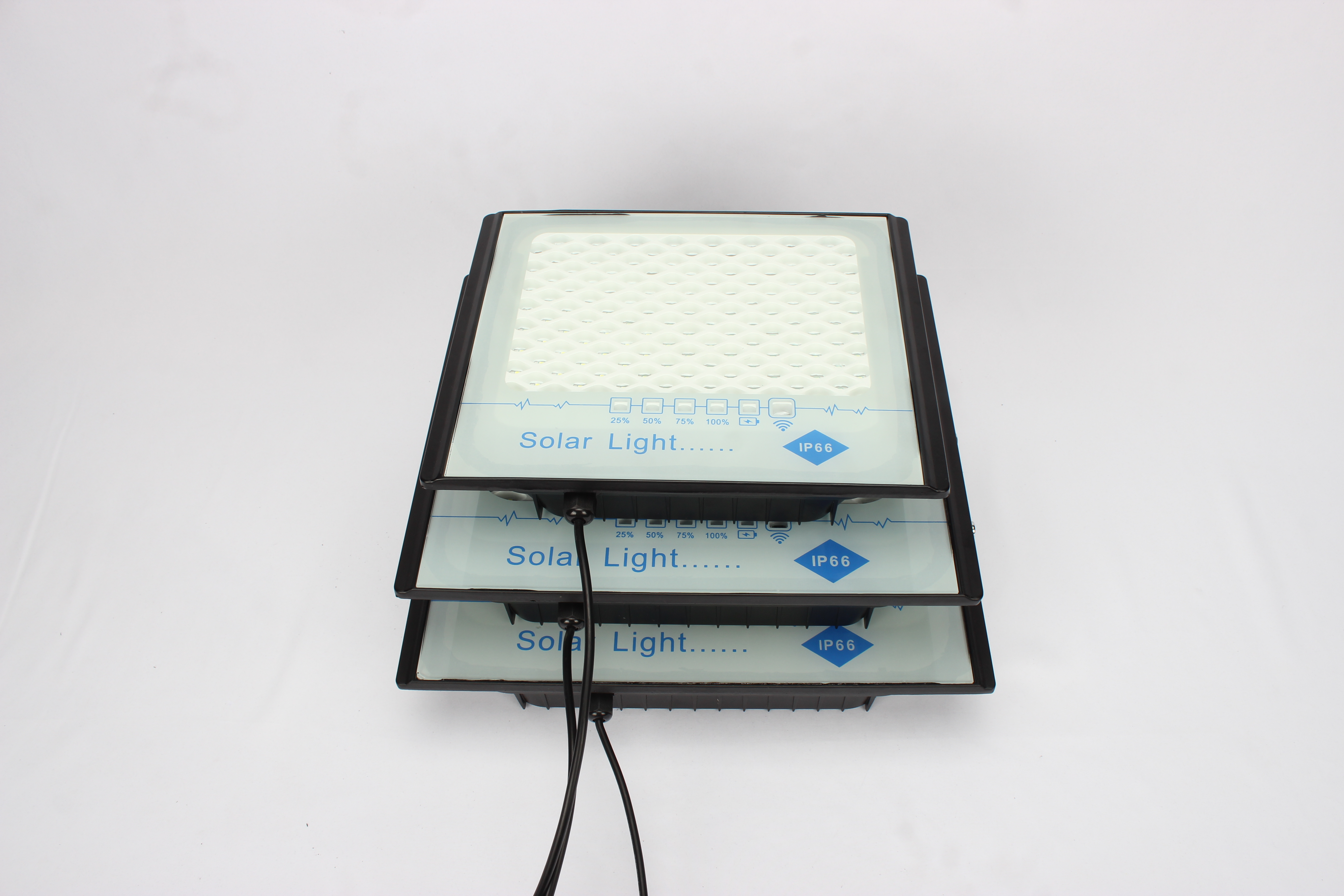 Super Bright IP66 Waterproof 25W Outdoor LED Solar Panel Flood Lights